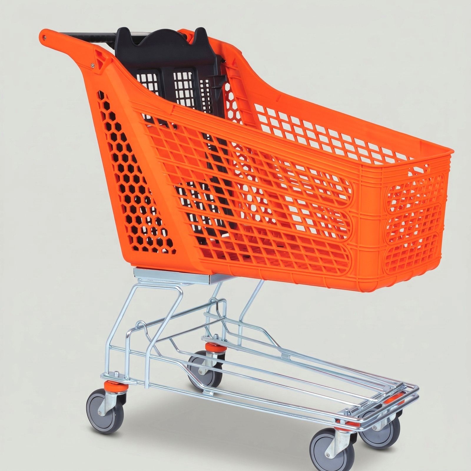 150 Litre Plastik Market Arabası, Tel Şaseli – Marsis MPTW150