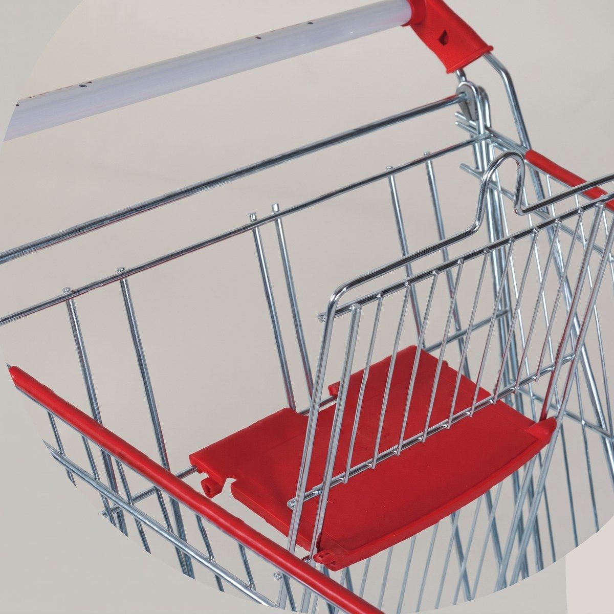 125 Litre Tel Tabanlı Market Arabası – Çocuk oturağı