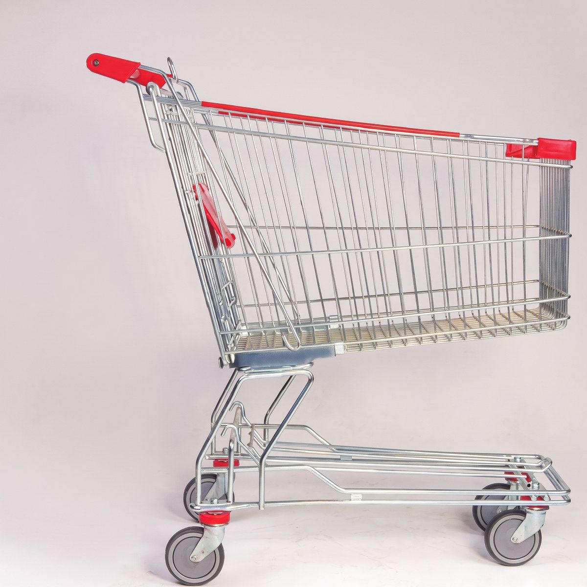 180 Litre Tel Tabanlı Market Arabası – Yandan görünüm