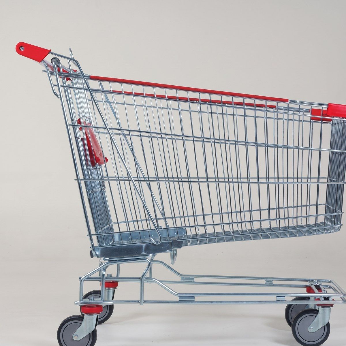 210 Litre Tel Tabanlı Market Arabası – Yandan görünüm