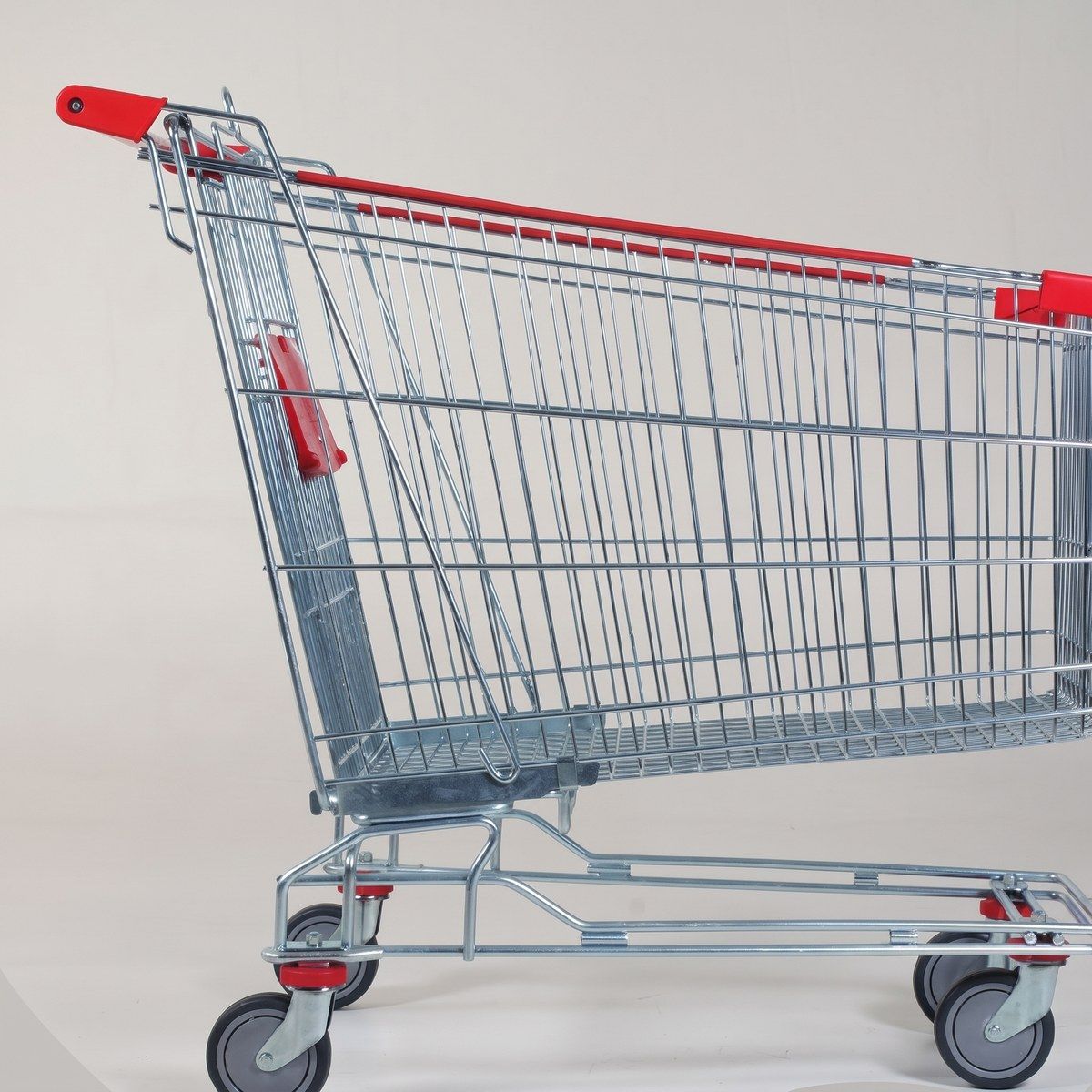 240 Litre Tel Tabanlı Market Arabası – Yandan görünüm